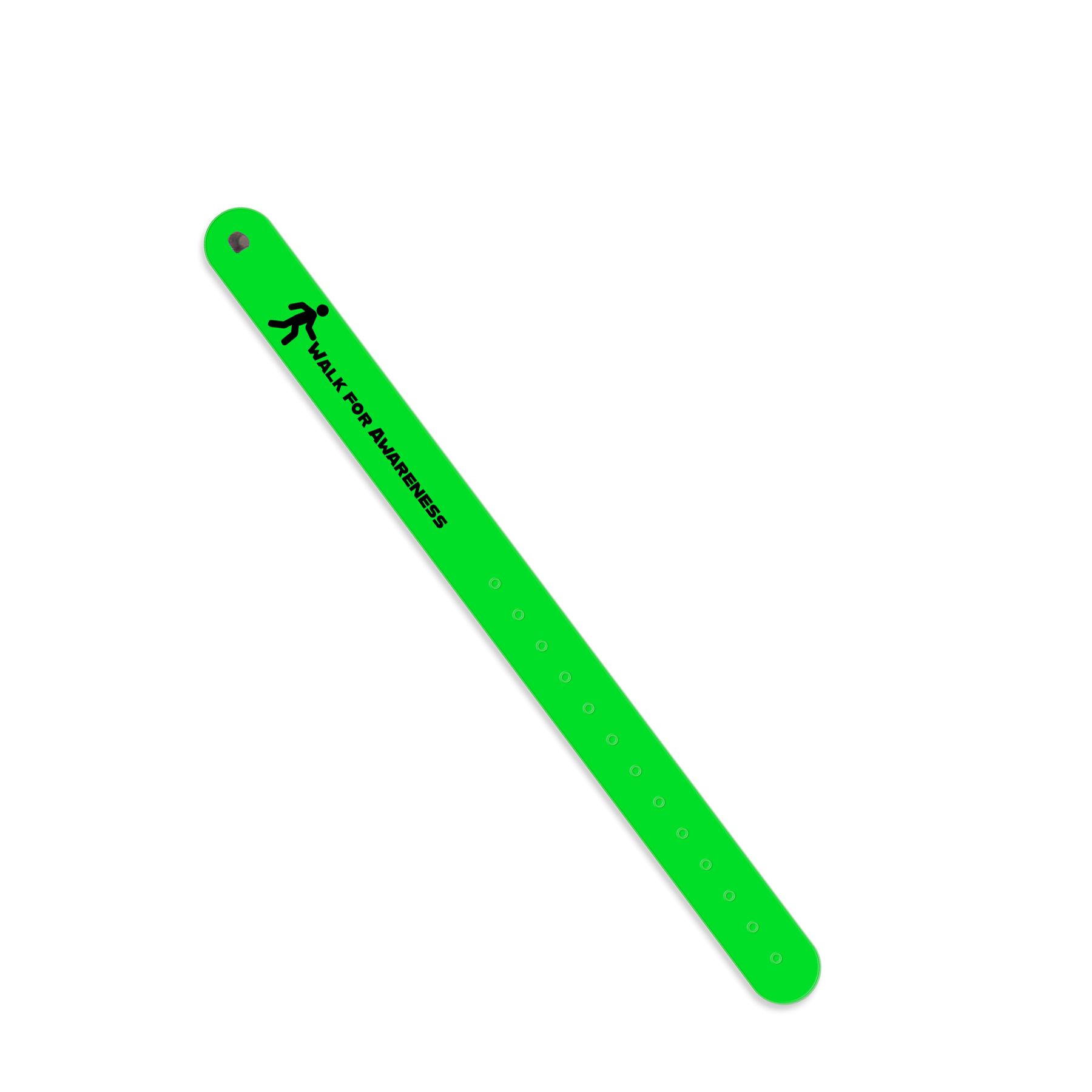 Fluorescent Green Imprinted - Reusable Stud